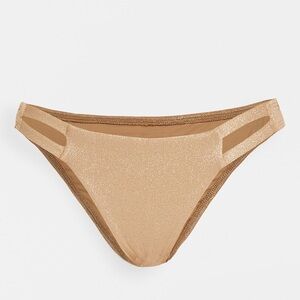 NWT Vitamin A Neutra hipster in golden glow metallic size large